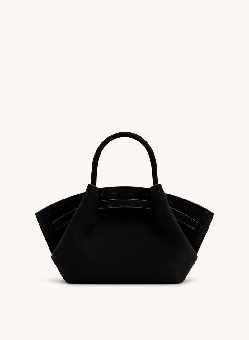 جي دبليو بي هانا ميني فوكس سويد توت كيس - أسود - Image 3