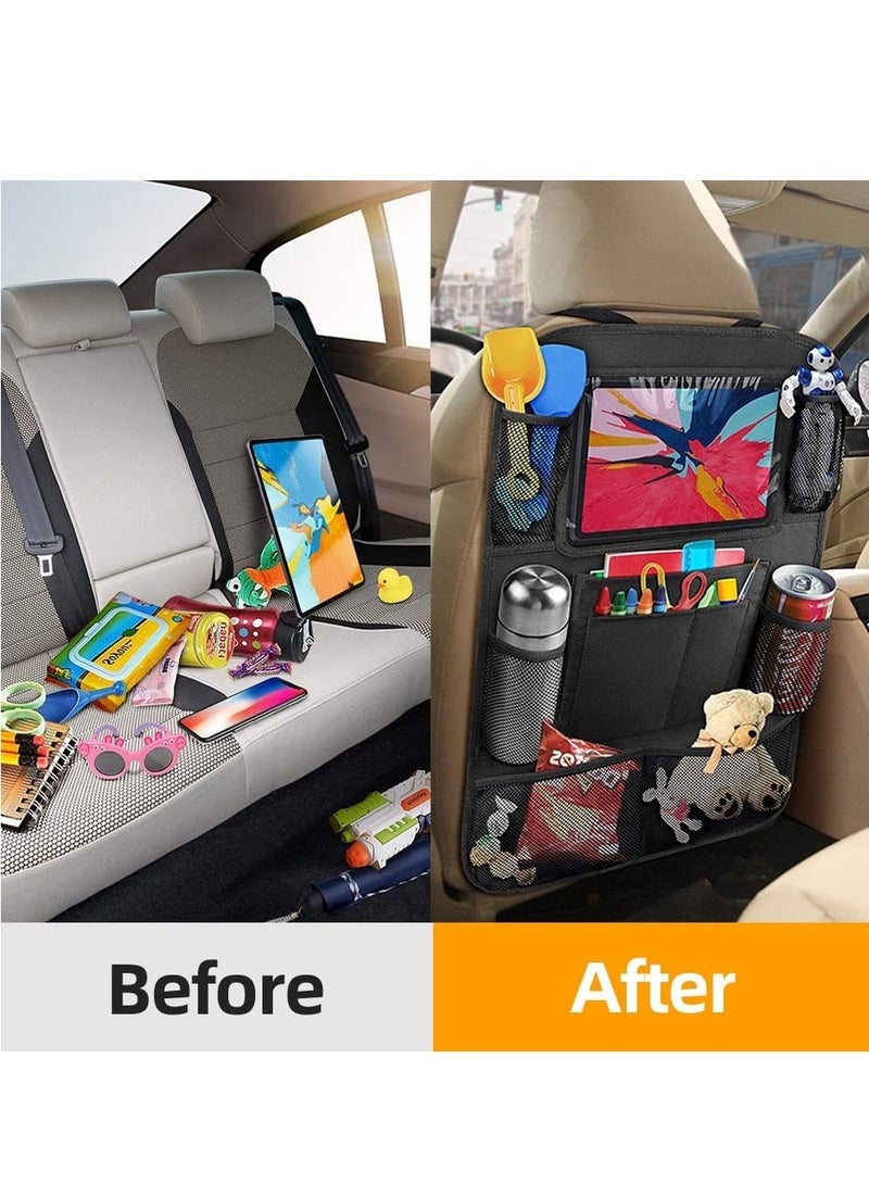 600D Oxford Cloth Car Seat Back Storage Bag (2 Pack) - Image 4