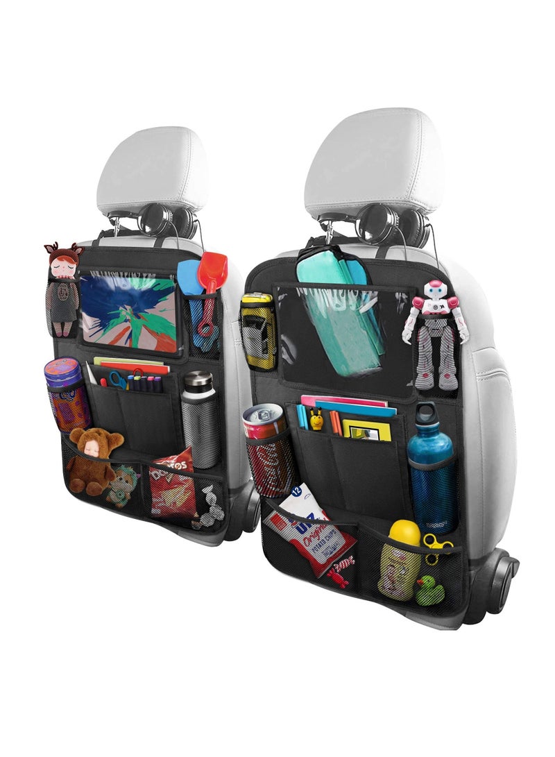 600D Oxford Cloth Car Seat Back Storage Bag (2 Pack) - Image 1