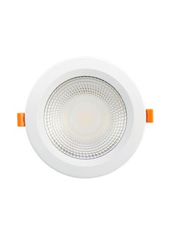 COB LED Downlights Ceiling White Light 3000K 30W 2700LM, AC 220-240V, Cut Φ200mm, IP44 Ultra Slim LED Recessed Ceiling Lights for Bathroom Bedroom Kitchen Living Room, Not Dimmable