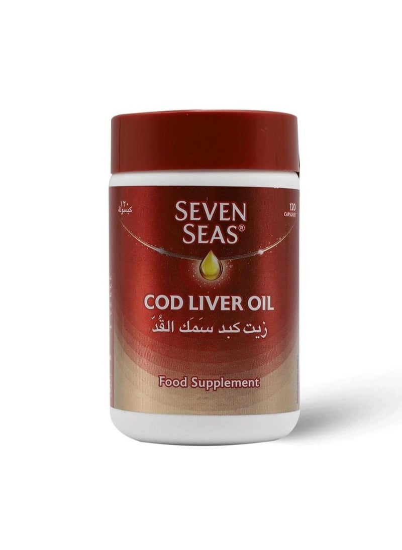 Seven Seven Seas Cod Liver Oil 120 Capsules 
