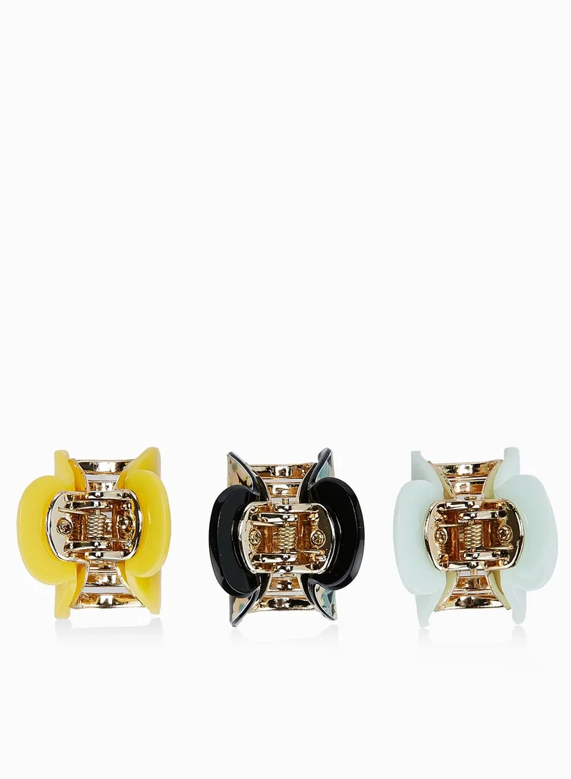 NEW LOOK Sunshine Floral Hair Clips