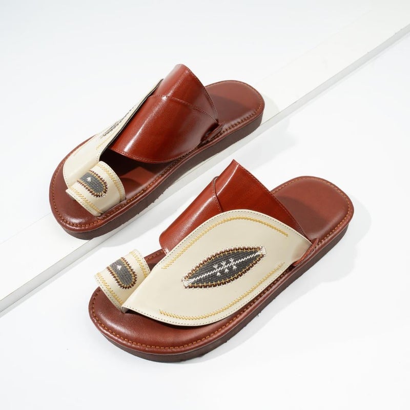 Arabic Sharqi Sandals | Brown | Sandals Traditional footwear