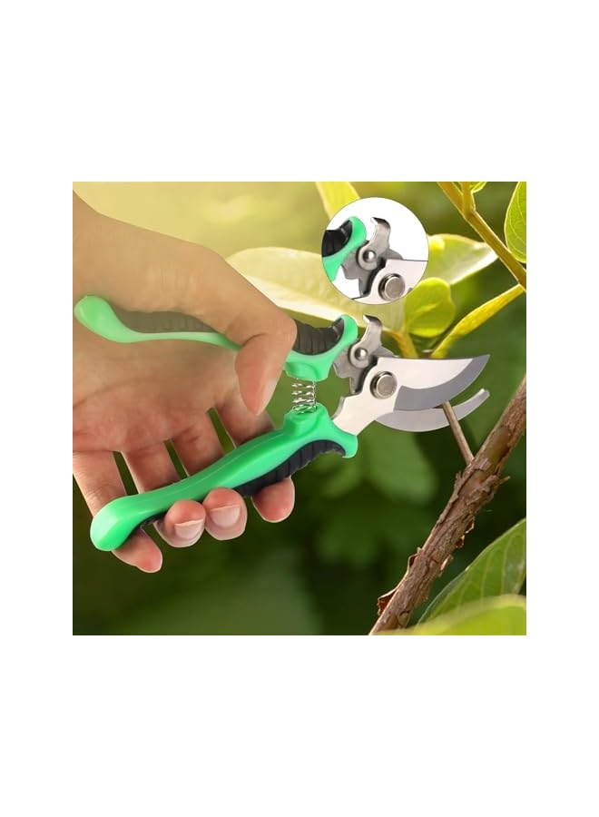 promass Bonsai Tools Kit 20 Pcs Garden Tools Set for Beginner, Includes Bonsai Wire Kit, Plant Mat, Pruning Shears, Bonsai Scissors, Succulent Tools in Leather Storage Bag, Gardening Gift for Women Men - Image 3