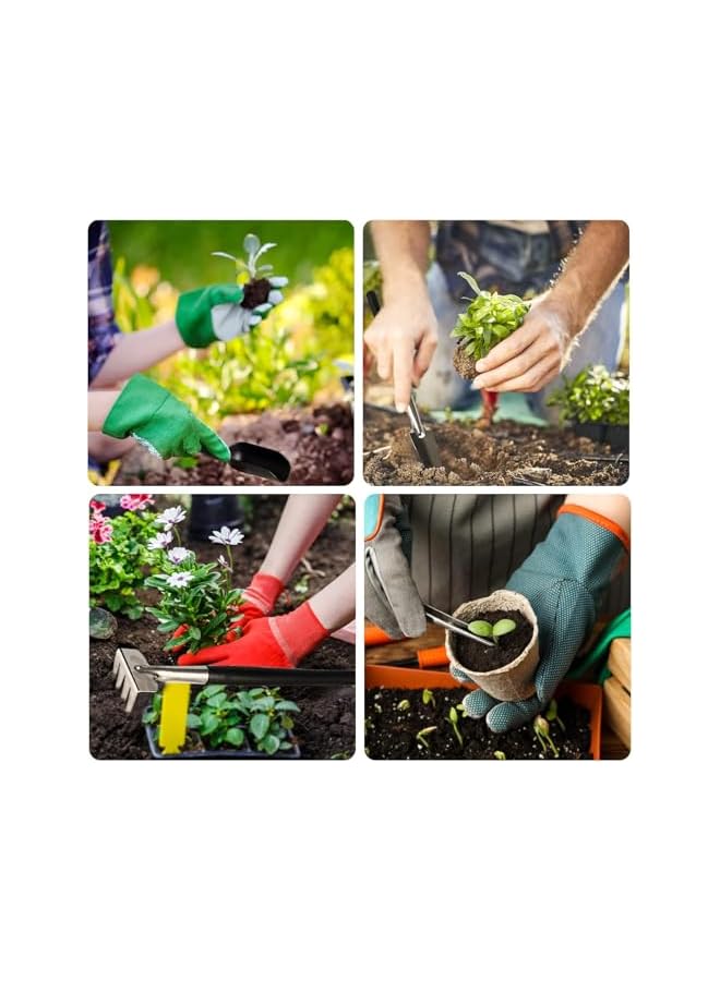 promass Bonsai Tools Kit 20 Pcs Garden Tools Set for Beginner, Includes Bonsai Wire Kit, Plant Mat, Pruning Shears, Bonsai Scissors, Succulent Tools in Leather Storage Bag, Gardening Gift for Women Men - Image 4