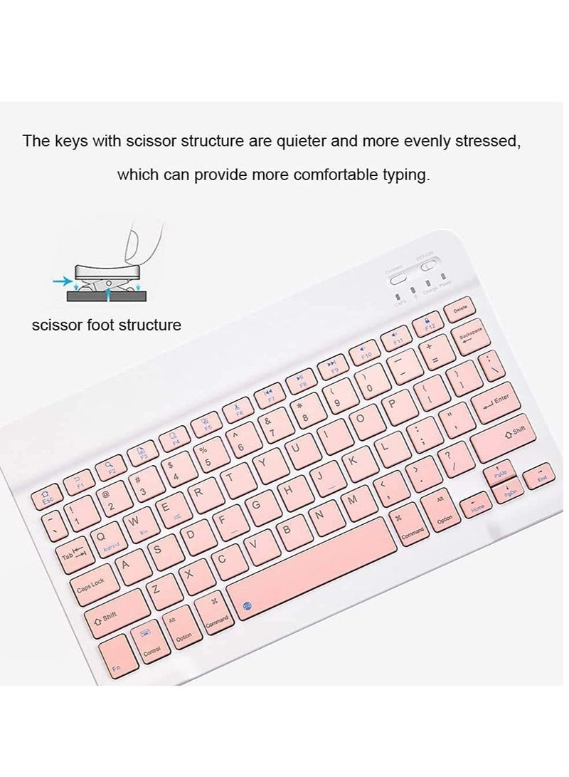 Wireless Mouse Keyboard Set for Android Windows Tablet Cell Phone iPhone iPad Pro Air Mini  - Image 2