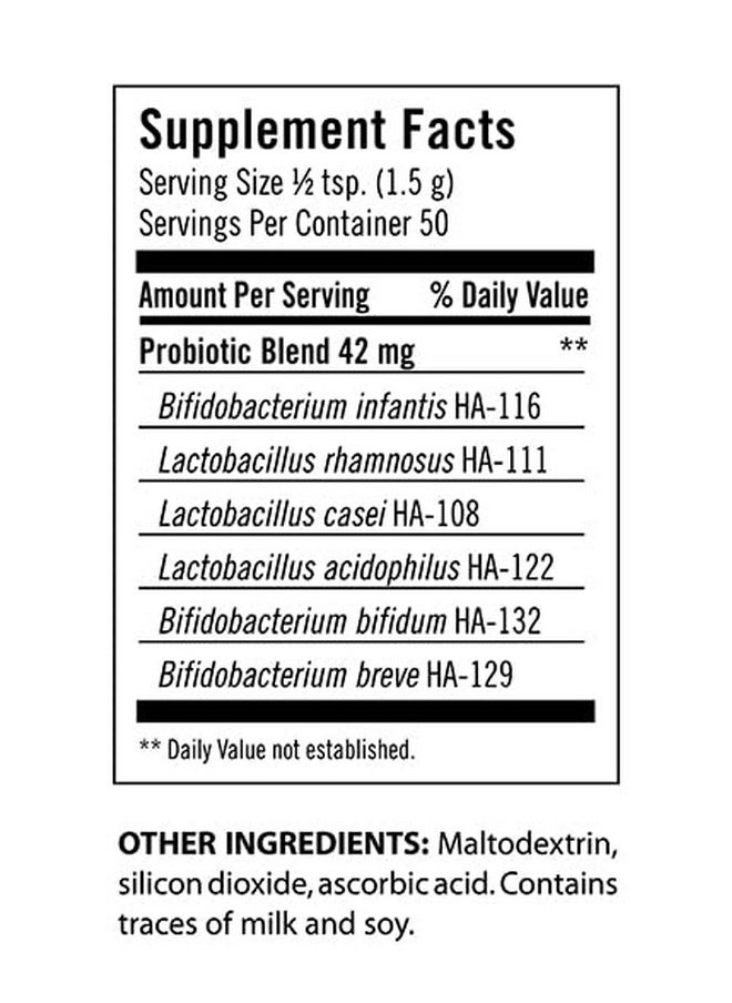 Flora Toddler Blend Probiotic 3 Billion Cfu Raw Sixinfant & Toddler Specific Strains Lactobacillus Tastefree Dissolves Easy Aids Constipation And Immunity 2.64Oz. Powder  - Image 4