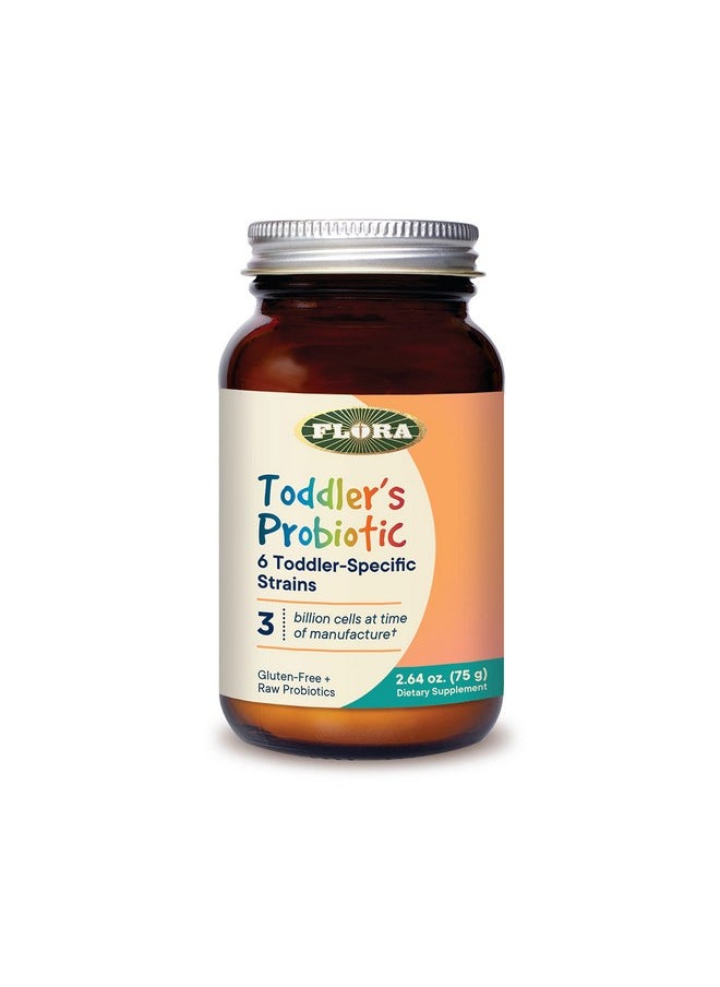 Flora Toddler Blend Probiotic 3 Billion Cfu Raw Sixinfant & Toddler Specific Strains Lactobacillus Tastefree Dissolves Easy Aids Constipation And Immunity 2.64Oz. Powder  - Image 2