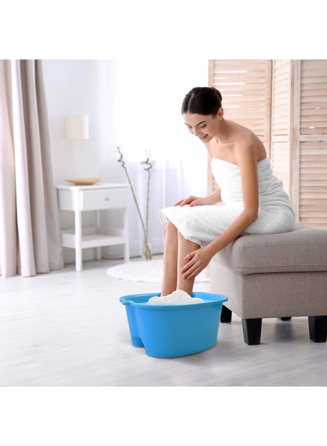 Mantello Foot Bath, Extra Large, Foot Soaking Tub - Pedicure Bowl - Foot Soak Tub (Blue) - Image 3