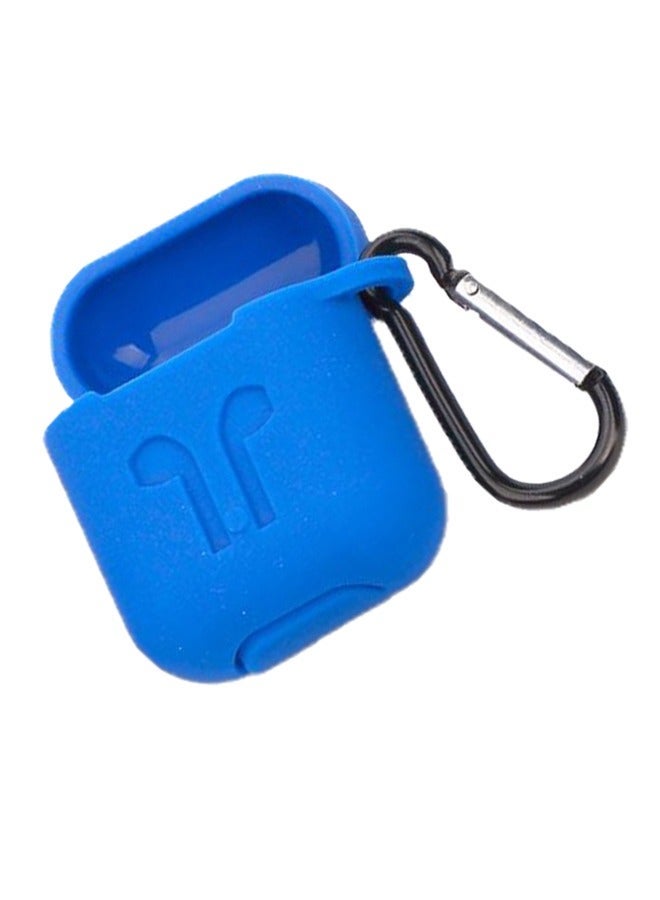 Protective Silicone Case Cover For Apple AirPods With Carabiner - Image 2
