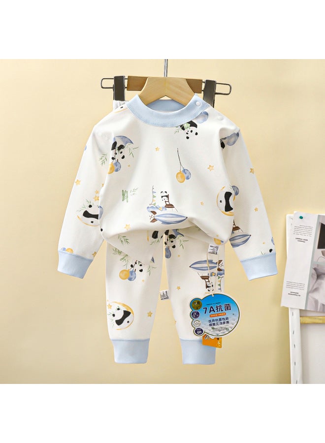 Children's Underwear Baby Cotton Suit Autumn New Men's Boneless Class A Baby Pajamas Girls' Home Clothes Children's Clothing
