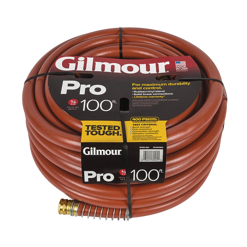 Gilmour Pro Commercial 3/4" x 100' Heavy Duty Water Hose, Durable and Kink Resistant 100 ft Garden Hose - Image 2