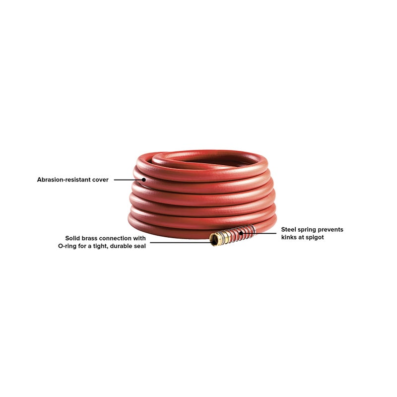 Gilmour Pro Commercial 3/4" x 100' Heavy Duty Water Hose, Durable and Kink Resistant 100 ft Garden Hose - Image 4