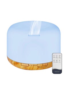 NIBEMINENT Essential Oil Diffuser Blue/Wood 500ml  - Image 1
