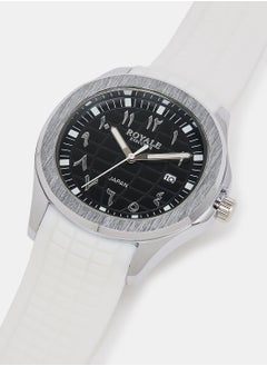 Royale Royale Executive Men's Rubber Strap Arabic Watch  - Image 4