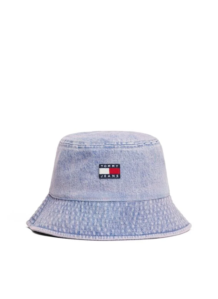 تومي جينز Logo Denim Bucket Hat