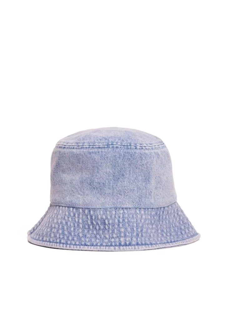 تومي جينز Logo Denim Bucket Hat