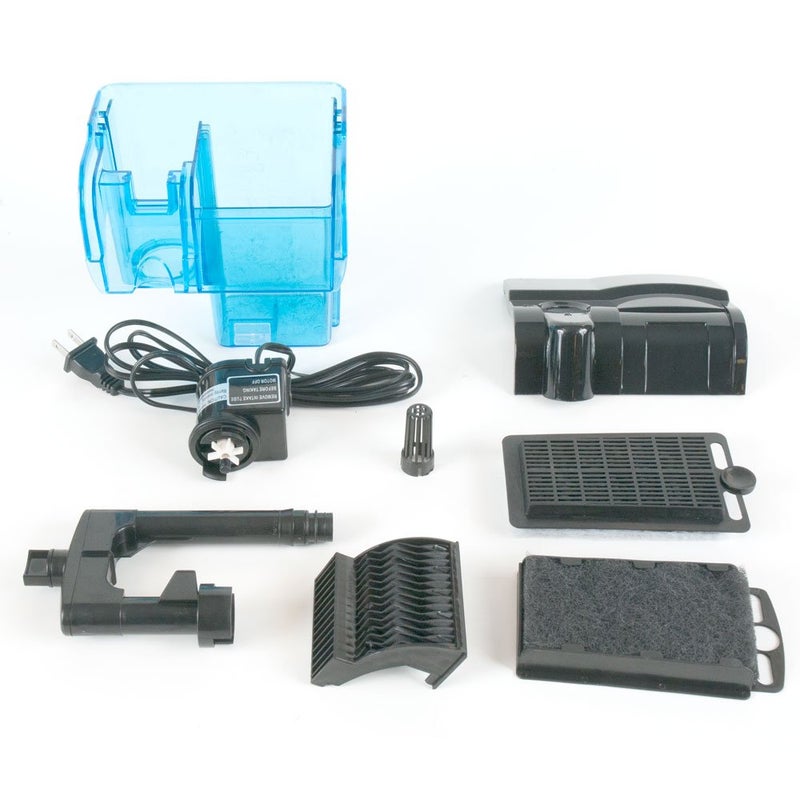 Penn Plax Penn-Plax Cascade 100 Power Filter – Hang-On Filter with Quad Filtration – Great for Freshwater and Saltwater Setups - Image 2