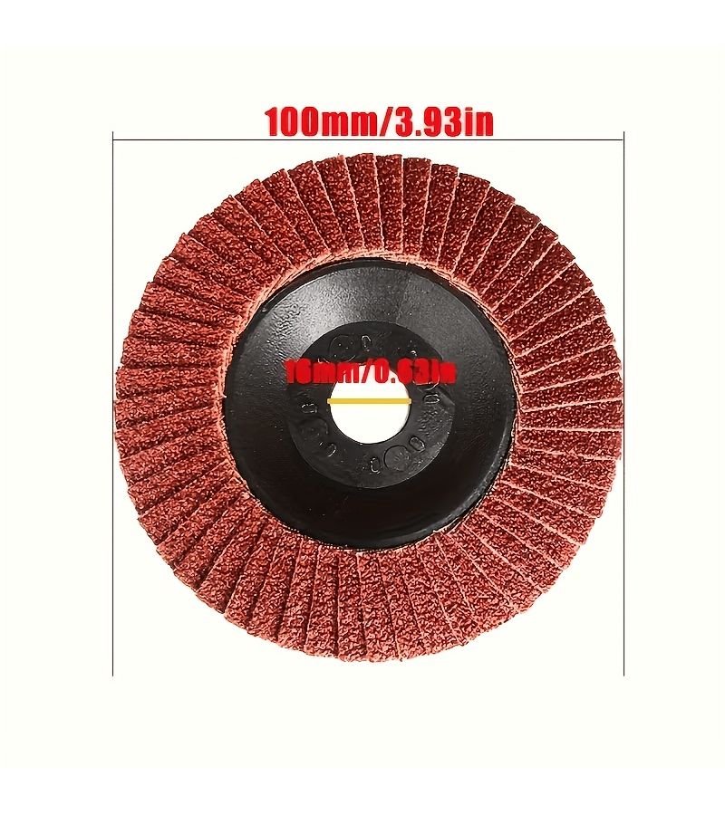 10 Pack 60 Grit 4 Inch Diamond Grinding Wheels For Rust Removal Angle Grinder - Image 2