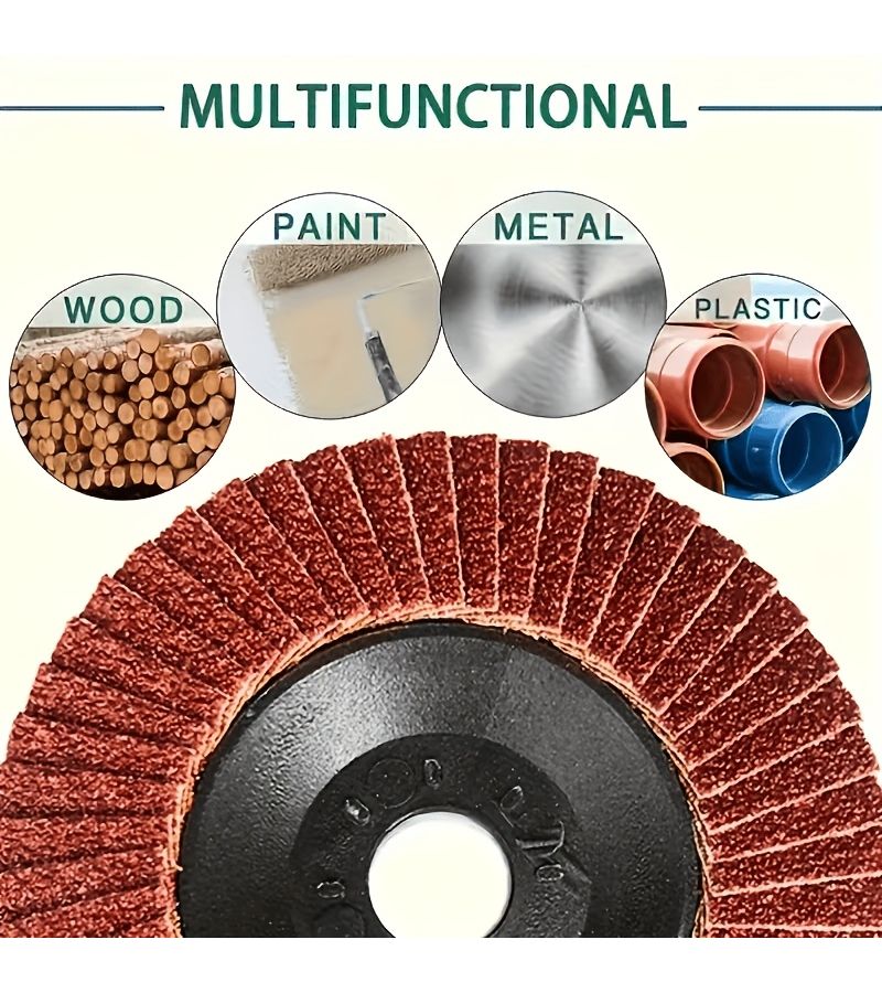 10 Pack 60 Grit 4 Inch Diamond Grinding Wheels For Rust Removal Angle Grinder - Image 4