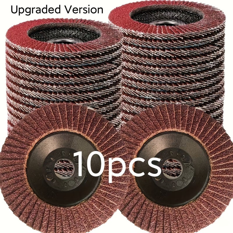 10 Pack 60 Grit 4 Inch Diamond Grinding Wheels For Rust Removal Angle Grinder - Image 1