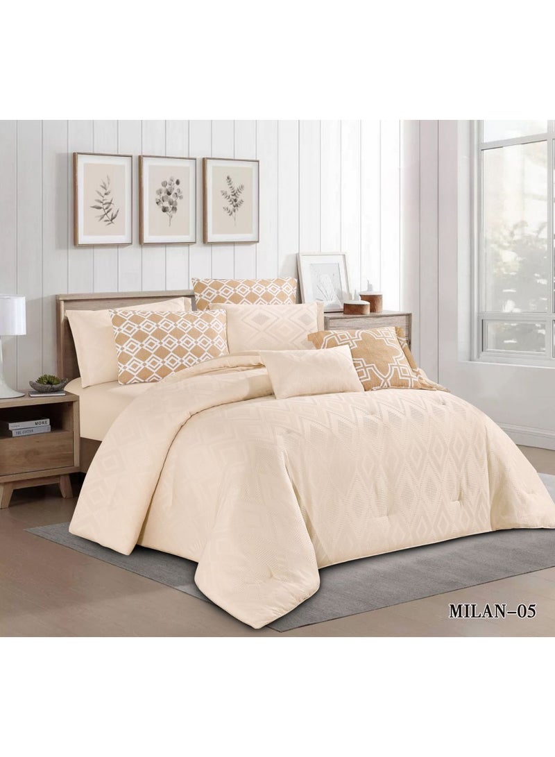 Summer double bedspread, 8-piece comforter set Luxury and comfort for summer nights, size 240*220 - Image 1