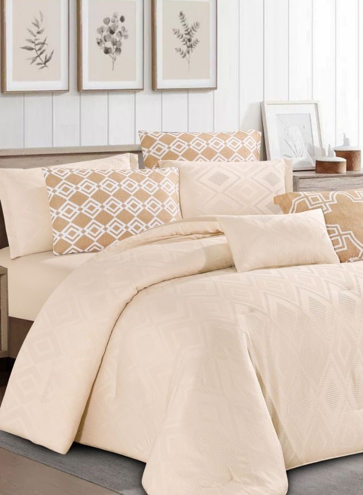 Summer double bedspread, 8-piece comforter set Luxury and comfort for summer nights, size 240*220 - Image 2