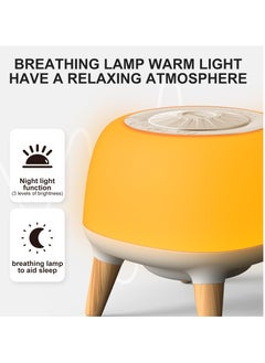 Captaintech Sleep Sound White Noise Machine, with 8 Soothing Sounds 3 Modes Adjustable Night Light, Breathing Light Sleep Machine for Sleeping, USB C Rechargeable Portable for Baby Kids Adults  - Image 4