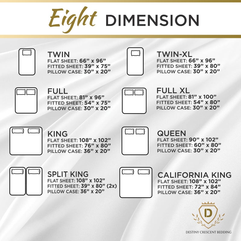 DESTINY CRESCENT BED Full XL 100% Microfiber Double Brushed Sheet Set - Extra-Soft  Breathable & Wrinkle-Free - 15"" Deep Pockets  54"" x 80"" - Ideal for Extra Long Full Beds - 4PC Set (Full XL  Black) - Image 2