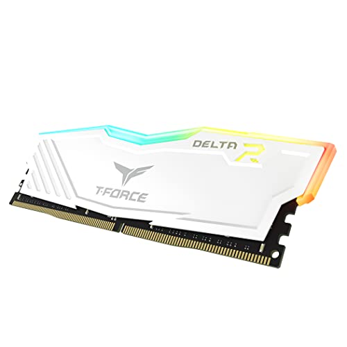 TEAMGROUP T-Force Delta RGB DDR4 16GB (2x8GB) 3600MHz (PC4-28800) CL18 Desktop Gaming Memory Module Ram TF4D416G3600HC18JDC01 - White - Image 5