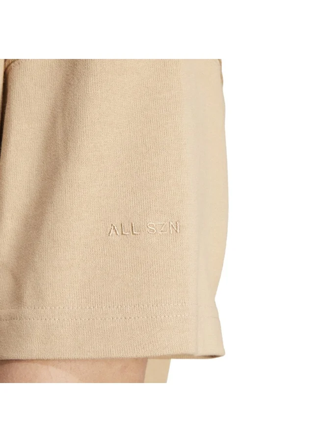 اديداس تيشيرت رجالي بأكمام قصيرة برسومات بنية