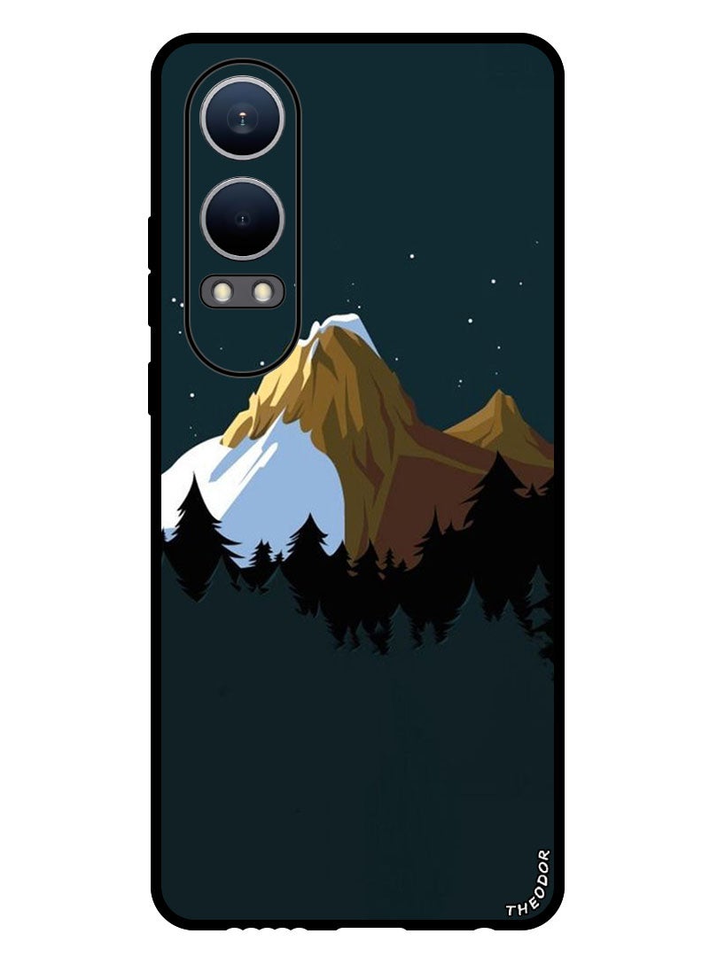 Theodor Protective Case Anti Scratch Shock Proof Bumper Cover For OnePlus Nord CE4 Lite Mountains - Image 1