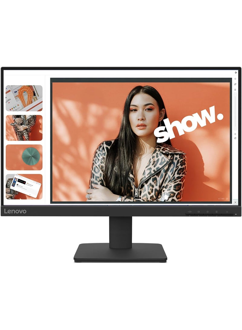 MONITOR Lenovo L22-4e Monitor - 21.5" FHD IPS Display - 100Hz Refresh Rate - Raven Black - Tilt Stand BLACK