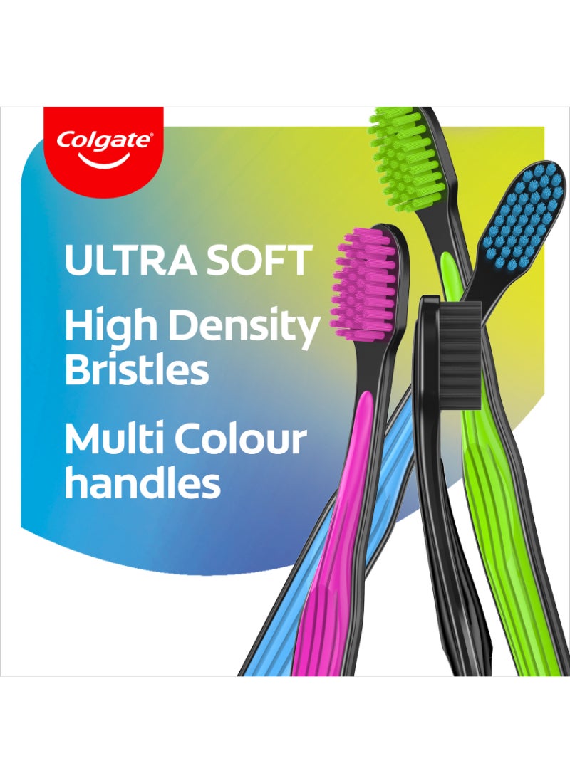 Colgate Ultra Soft & Dense Bristles Design Toothbrush 2 Pcs - Image 5
