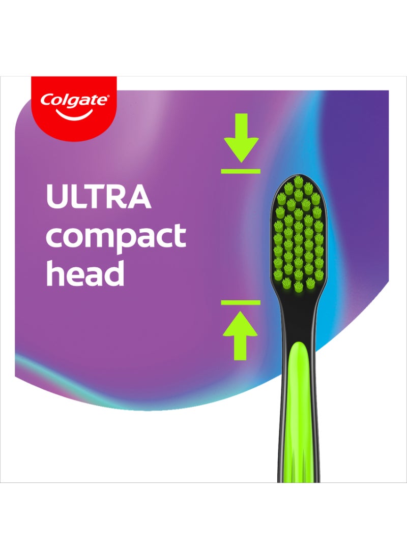 Colgate Ultra Soft & Dense Bristles Design Toothbrush 2 Pcs - Image 4