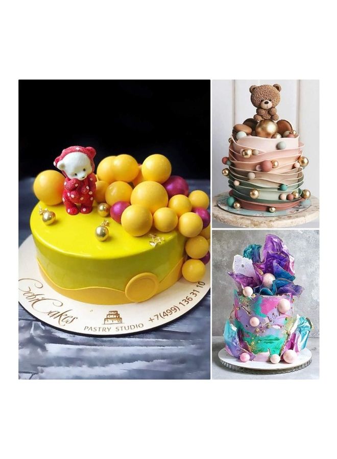 نيبمينينت قالب نصف كروي لصنع دلايات حبال مزينة بلآلئ من الفوندانت متعدد الألوان one size - Image 2