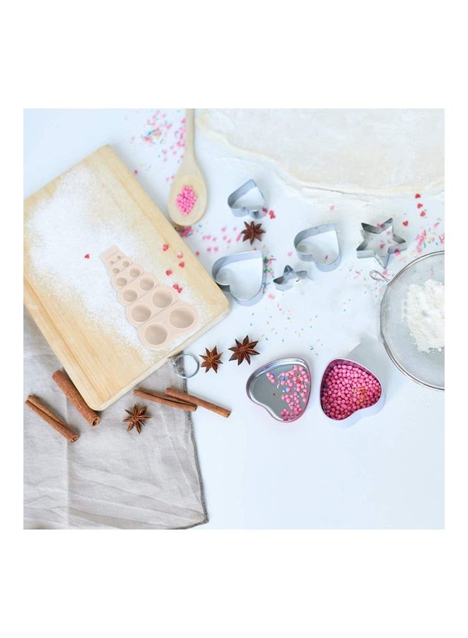 نيبمينينت قالب نصف كروي لصنع دلايات حبال مزينة بلآلئ من الفوندانت متعدد الألوان one size - Image 3