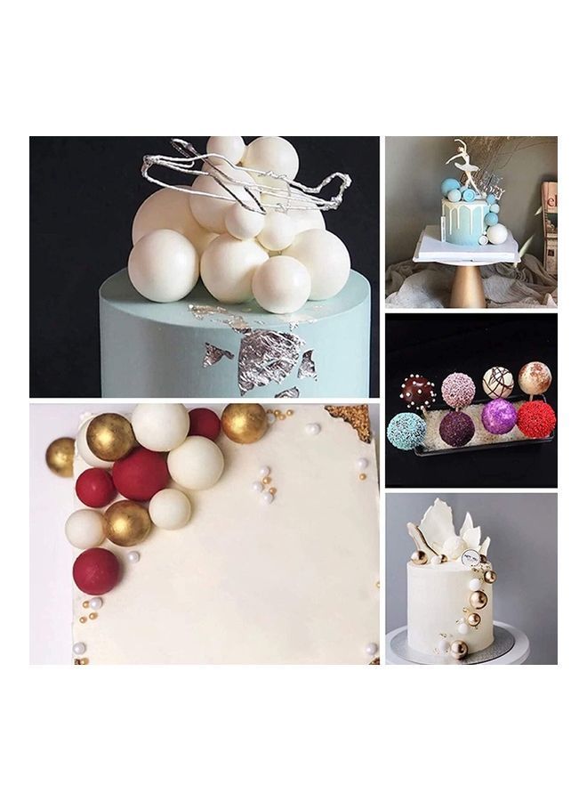 نيبمينينت قالب نصف كروي لصنع دلايات حبال مزينة بلآلئ من الفوندانت متعدد الألوان one size - Image 4