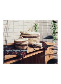 Generic Oval Palm Basket Set of 3  - Image 2