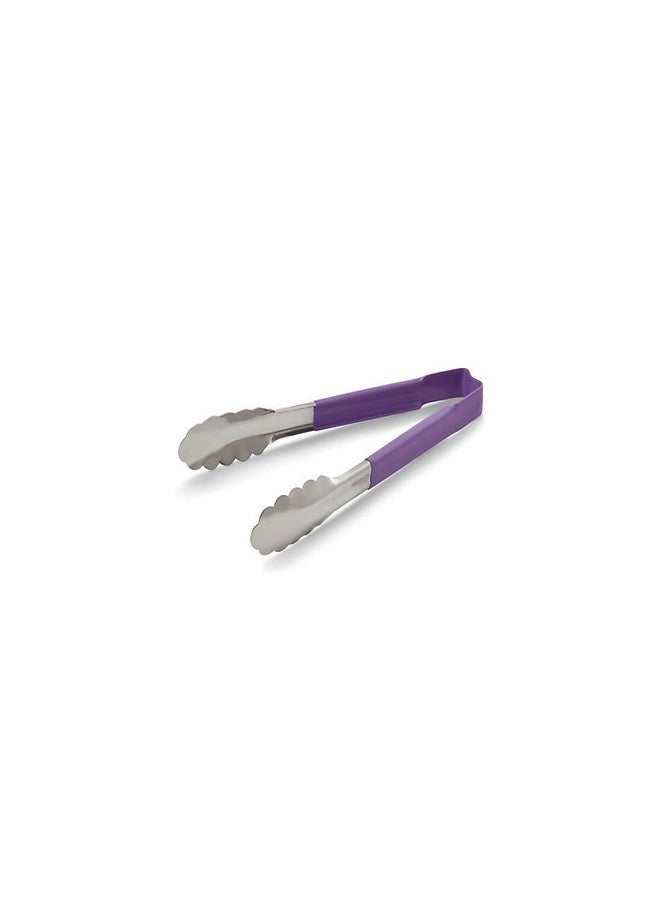 Vollrath 4781280 Kool-Touch Purple Handled 12 Utility Tong" - Image 1