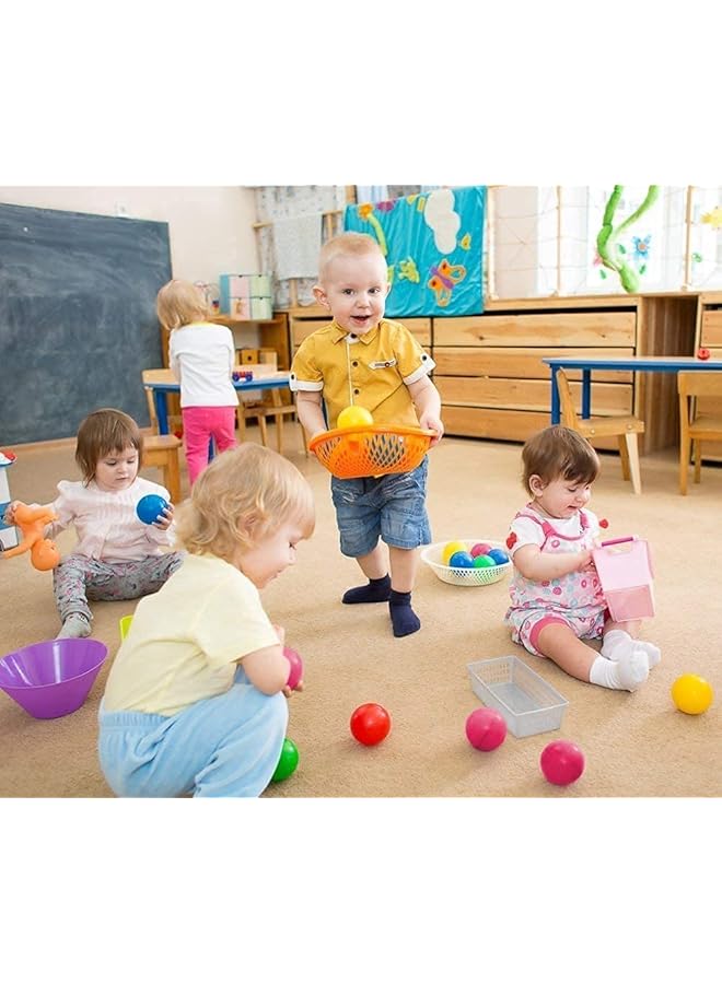 KASTWAVE 200 Soft Plastic Mini Play Balls With 8 Vibrant Colors Crush Proof No Sharp Edges Non Toxic Phthalate & Bpa Free Use In Baby Or Toddler Ball Pit Play Tents & Tunnels For Indoor & Outdoor - Image 3