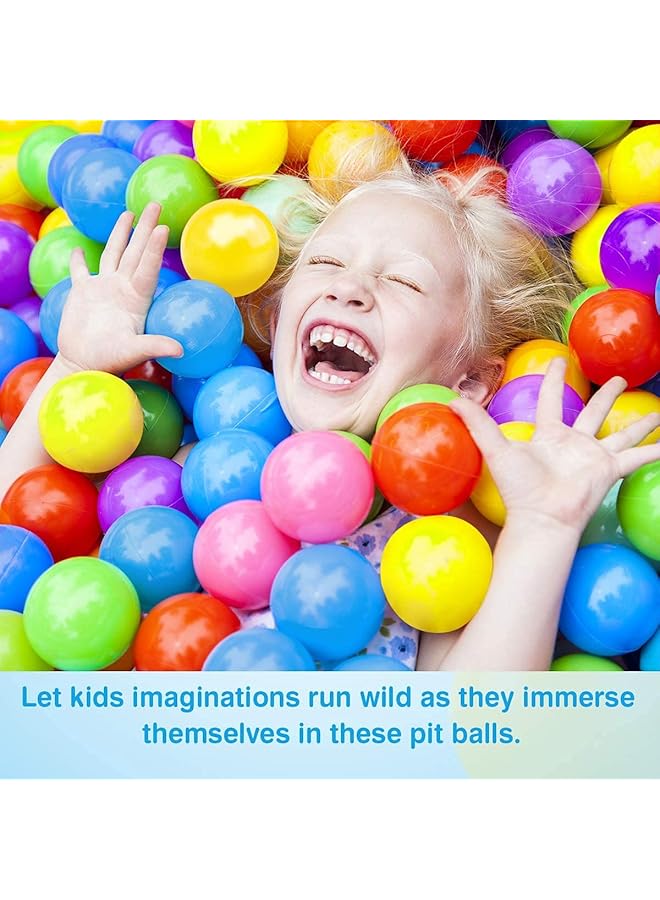 KASTWAVE 200 Soft Plastic Mini Play Balls With 8 Vibrant Colors Crush Proof No Sharp Edges Non Toxic Phthalate & Bpa Free Use In Baby Or Toddler Ball Pit Play Tents & Tunnels For Indoor & Outdoor - Image 5