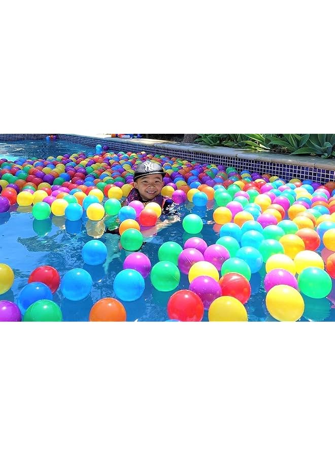 KASTWAVE 200 Soft Plastic Mini Play Balls With 8 Vibrant Colors Crush Proof No Sharp Edges Non Toxic Phthalate & Bpa Free Use In Baby Or Toddler Ball Pit Play Tents & Tunnels For Indoor & Outdoor - Image 4