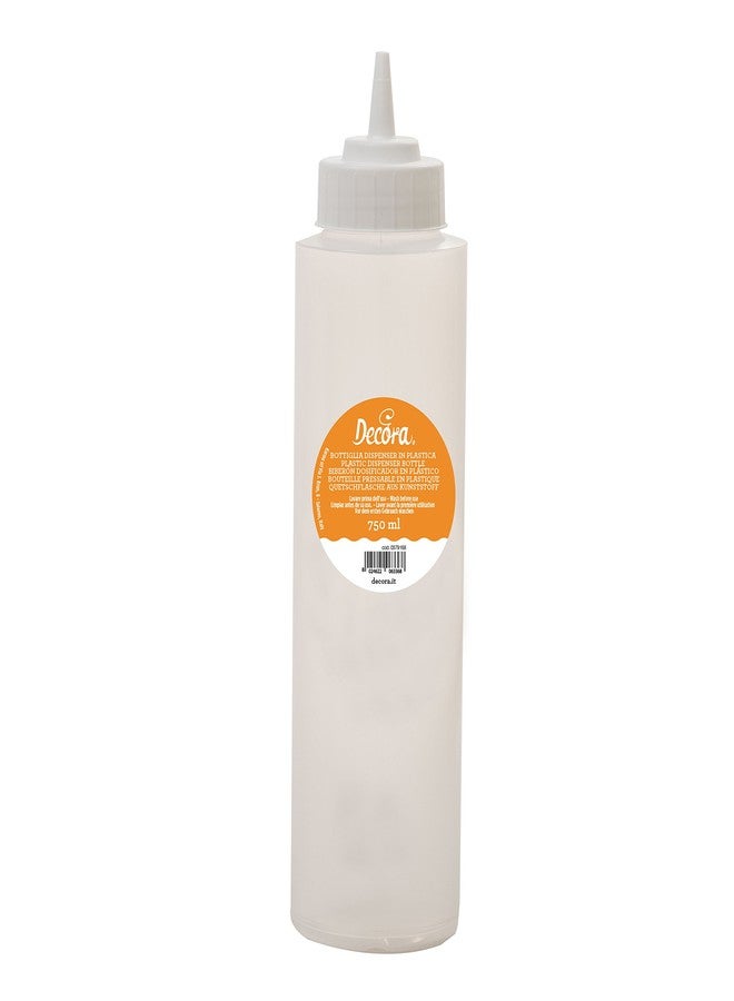 Decora Plastic Dispenser Squeeze Bottle 750 ML with Tips - Image 1