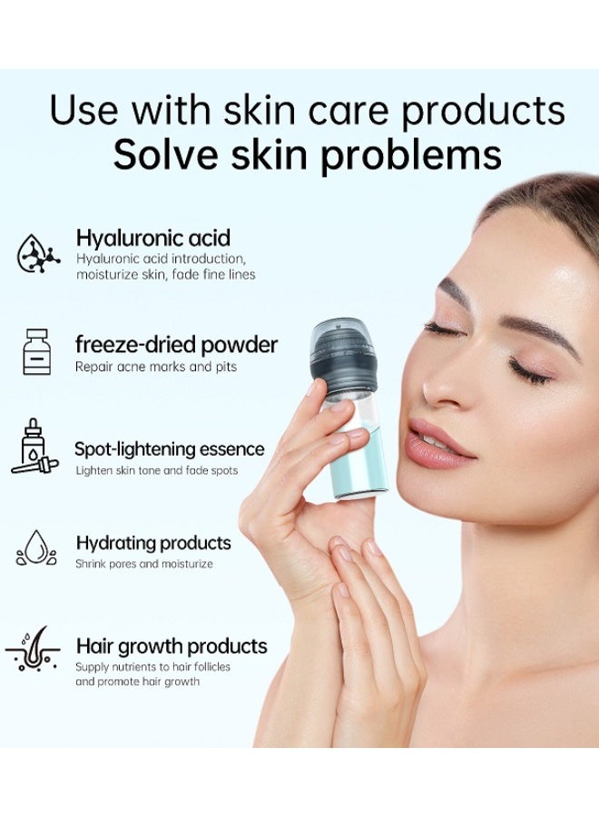 هیدرا نیدل ديرما ستامب هيدرا إبرة 30 ميكرونيدلنج 0.5 مم، ميكرونيدلنج هيدرا إبرة ديرما رولر مكافحة الشيخوخة الجمال جوهر زجاجة مستحضرات التجميل ميكرونيدلينغ أداة - Image 2