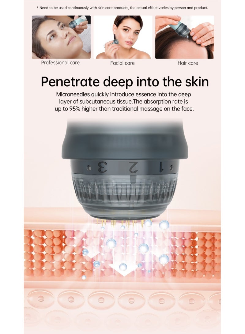 هیدرا نیدل ديرما ستامب هيدرا إبرة 30 ميكرونيدلنج 0.5 مم، ميكرونيدلنج هيدرا إبرة ديرما رولر مكافحة الشيخوخة الجمال جوهر زجاجة مستحضرات التجميل ميكرونيدلينغ أداة - Image 5