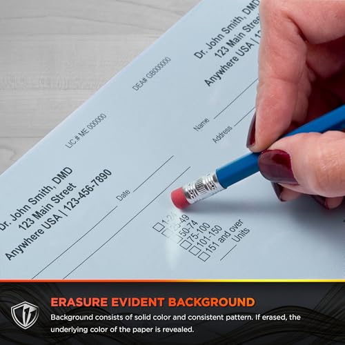 DocuGard Medical Security Papers, 24 lb Bond Weight, 8.5 x 11, Blue, 500/Ream - Image 4