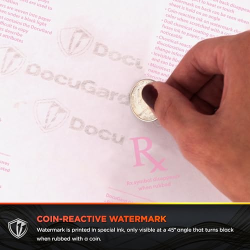 DocuGard Medical Security Papers, 24 lb Bond Weight, 8.5 x 11, Blue, 500/Ream - Image 3