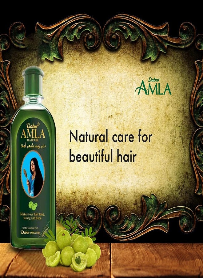 Dabur Amla Hair Oil, 500-ml Bottles - Image 3