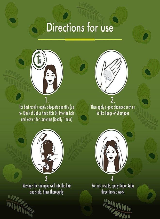 Dabur Amla Hair Oil, 500-ml Bottles - Image 4